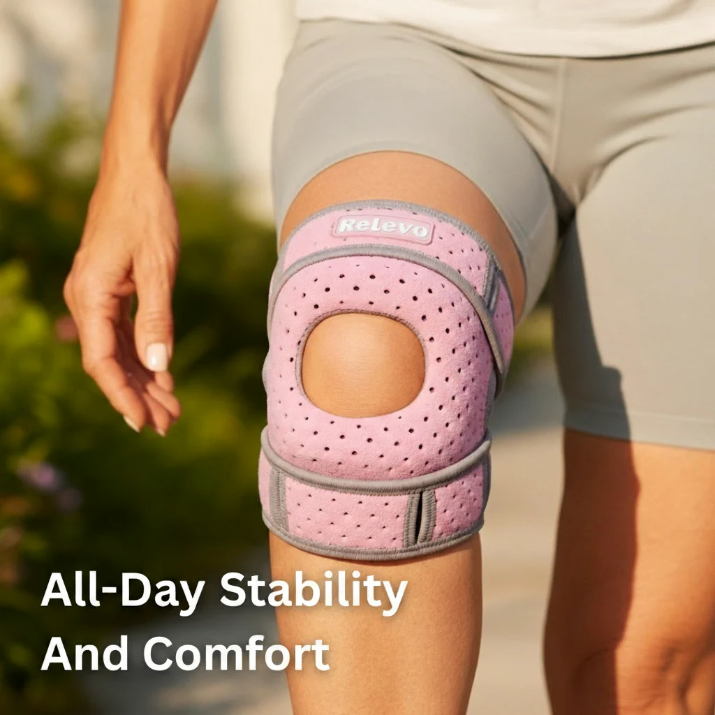 Advanced Relevo Knee Brace That Moves With You – Pain Relief In Minutes