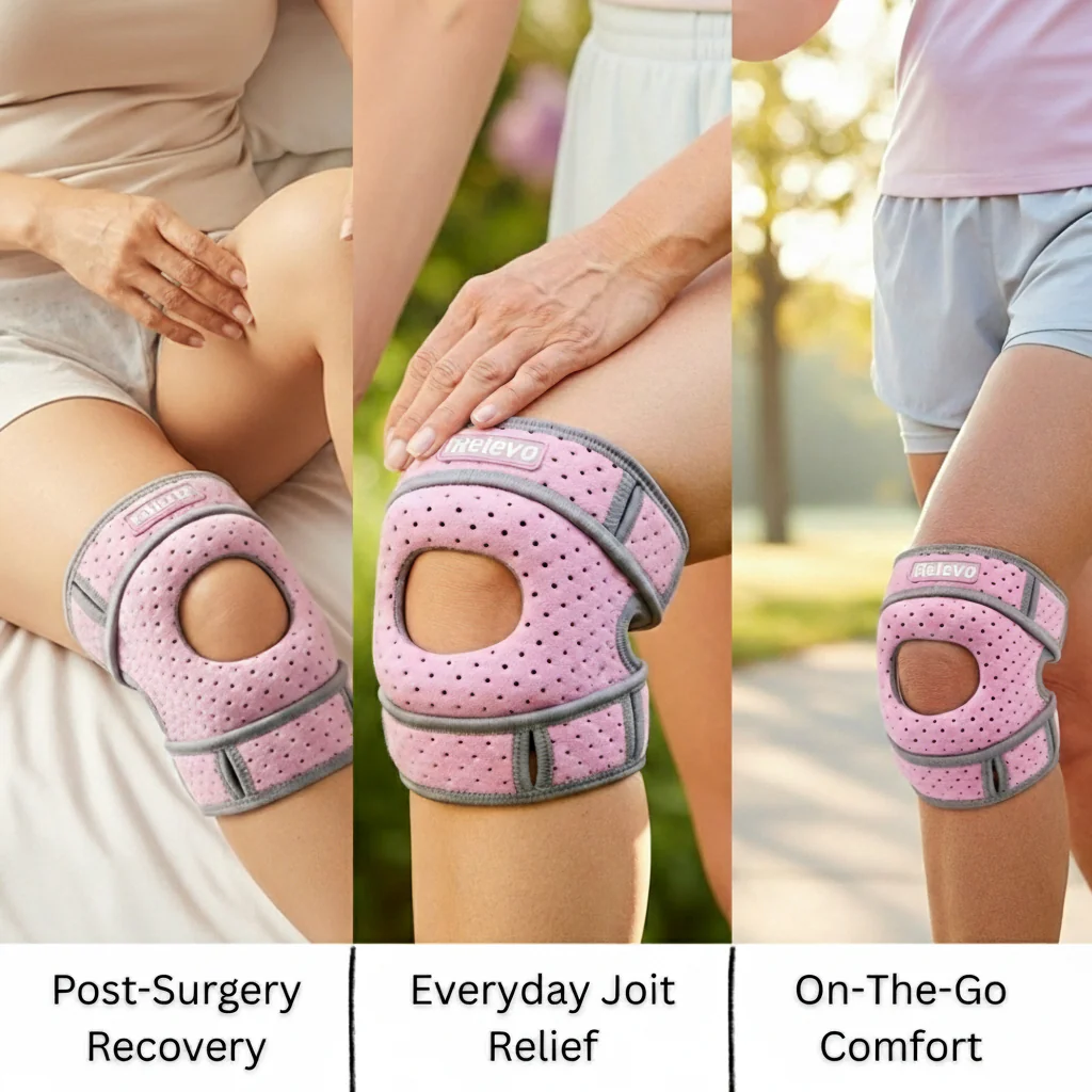 Advanced Relevo Knee Brace That Moves With You – Pain Relief In Minutes